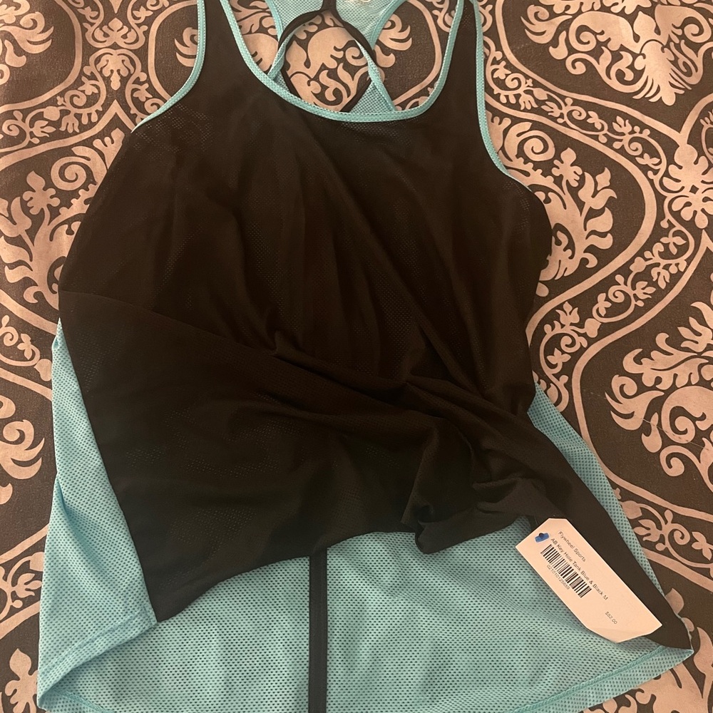 NWT flywheel sports tank mesh workout top